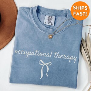 Comfort Colors® Ergotherapie-T-Shirt, Ergotherapie-T-Shirt, Ergotherapie-Shirt, OT Sweatshirt, OT Geschenk, Sonderpädagogik, SPED Lehrer
