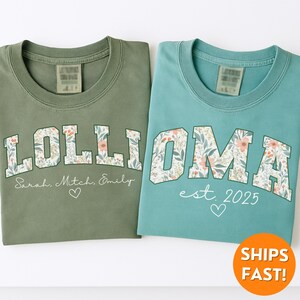 Comfort Colors® Oma-Shirt, Oma-T-Shirt, Oma-Geschenk, kundenspezifisches Oma, Oma, um Hemd zu sein, Oma-Sweatshirt, Oma-Weihnachtshemd, Muttertagsgeschenk, Oma
