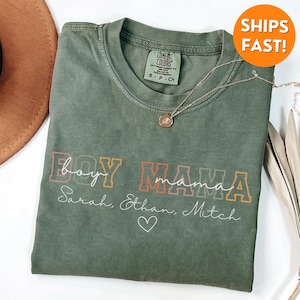 Comfort Colors® Boy Mama Shirt, Boy Mama TShirt, Boy Mama Sweatshirt, Boy Mama Gifts, Boy Mama Sweater, New Mom Gift, Mothers Day Shirt, tee