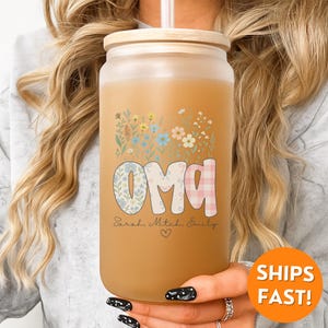 Custom Grandma Tumbler, Grandma Tumbler, Tumbler Grandma, Grandma Garden Tumbler, Grandma Tumbler Cup, grandma tumbler gift, oma tumbler