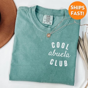 Comfort Colors® Abuela T-Shirt, Abuela Shirt, Abuela T Shirt, abuela gifts, abuela sweatshirt, abuela pregnancy announcement, new grandma