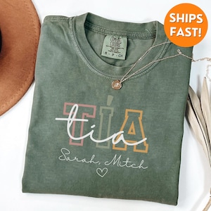 Comfort Colors® Tia Shirt, Tia T Shirt, Tia Shirt, Tia announcement, tia sweatshirt, tia sweater, tia gift, aunt shirt, aunt sweatshirt, tee
