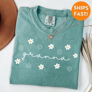 Comfort Colors® Granna Shirt, Granna Tshirt, Granna Shirt, granna sweatshirt, granna announcement gifts, mothers day gift, grandma shirt