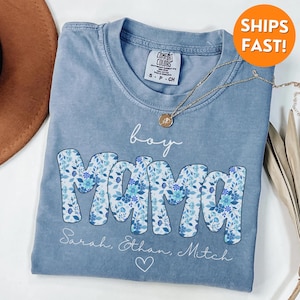 Comfort Colors® Boy Mama Shirt, Boy Mama TShirt, Boy Mama Sweatshirt, Boy Mama Gifts, Boy Mama Sweater, New Mom Gift, Mothers Day Shirt, tee