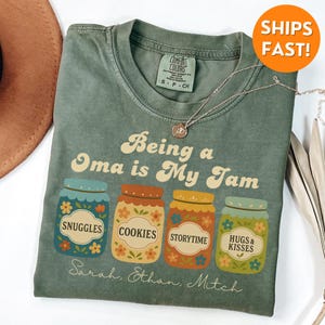 Comfort Colors® Oma-Shirt, Oma-T-Shirt, Oma-Geschenk, kundenspezifisches Oma, Oma, um Hemd zu sein, Oma-Sweatshirt, Oma-Weihnachtshemd, Muttertagsgeschenk, Oma