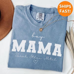 Comfort Colors® Boy Mama Shirt, Boy Mama TShirt, Boy Mama Sweatshirt, Boy Mama Gifts, Boy Mama Sweater, New Mom Gift, Mothers Day Shirt, tee