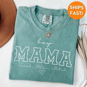 Comfort Colors® Boy Mama Shirt, Boy Mama TShirt, Boy Mama Sweatshirt, Boy Mama Gifts, Boy Mama Sweater, New Mom Gift, Mothers Day Shirt, tee