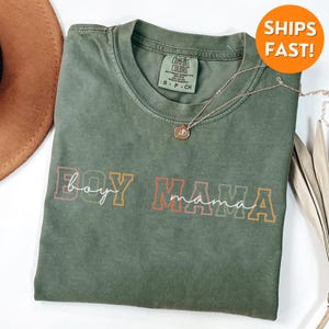 Comfort Colors® Boy Mama Shirt, Boy Mama TShirt, Boy Mama Sweatshirt, Boy Mama Gifts, Boy Mama Sweater, New Mom Gift, Mothers Day Shirt, tee