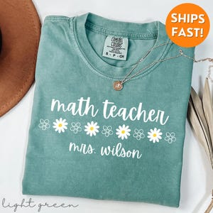 Comfort Colors® Teacher Shirt, Teacher Shirt Math, Math Teacher Shirt, Math Teacher TShirt, Back to School tshirt, Math Teacher Tee, gift