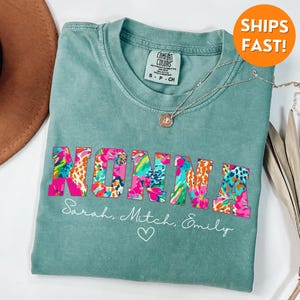 Personalized Nonna Shirt, Comfort Colors® Nonna T-shirt, Nonna Shirt, Nonna gifts, Nonna Sweatshirt, Nonna Tshirt, Nonna Christmas Gift
