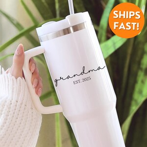 Custom Grandma Tumbler, Grandma Tumbler, Tumbler Grandma, Grandma Garden Tumbler, Grandma Tumbler Cup, grandma tumbler gift, granny tumbler