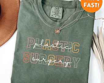 Comfort Colors® Plastische Chirurgie Shirt, Plastische Chirurgie Sweatshirt, Geschenk für Plastische Chirurgie, Krankenschwester T Shirt, ästhetische Krankenschwester