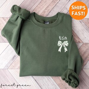 Tia Sweatshirt, Tia Crewneck, Tia Shirt, Tia announcement, Custom Tia Sweatshirt, Tia sweater, tia gift, aunt shirt, aunt sweatshirt, tee