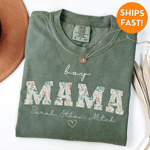Comfort Colors® Boy Mama Shirt, Boy Mama TShirt, Boy Mama Sweatshirt, Boy Mama Gifts, Boy Mama Sweater, New Mom Gift, Mothers Day Shirt, tee