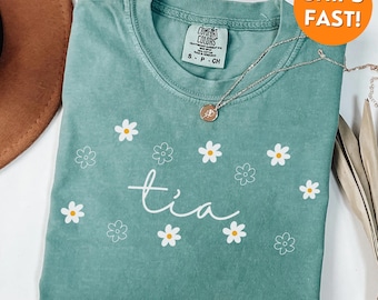 Comfort Colors® Tia Shirt, Tia T Shirt, Tia Shirt, Tia announcement, tia sweatshirt, tia sweater, tia gift, aunt shirt, aunt sweatshirt, tee