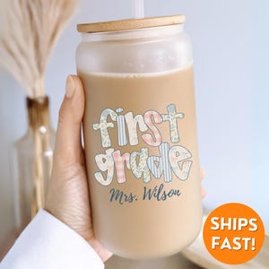 Custom 1st Grade Teacher Tumbler, Teacher Cup, First Grade Teacher Tumbler, Teacher Affirmation Tumbler, personalized tumbler teacher, gift