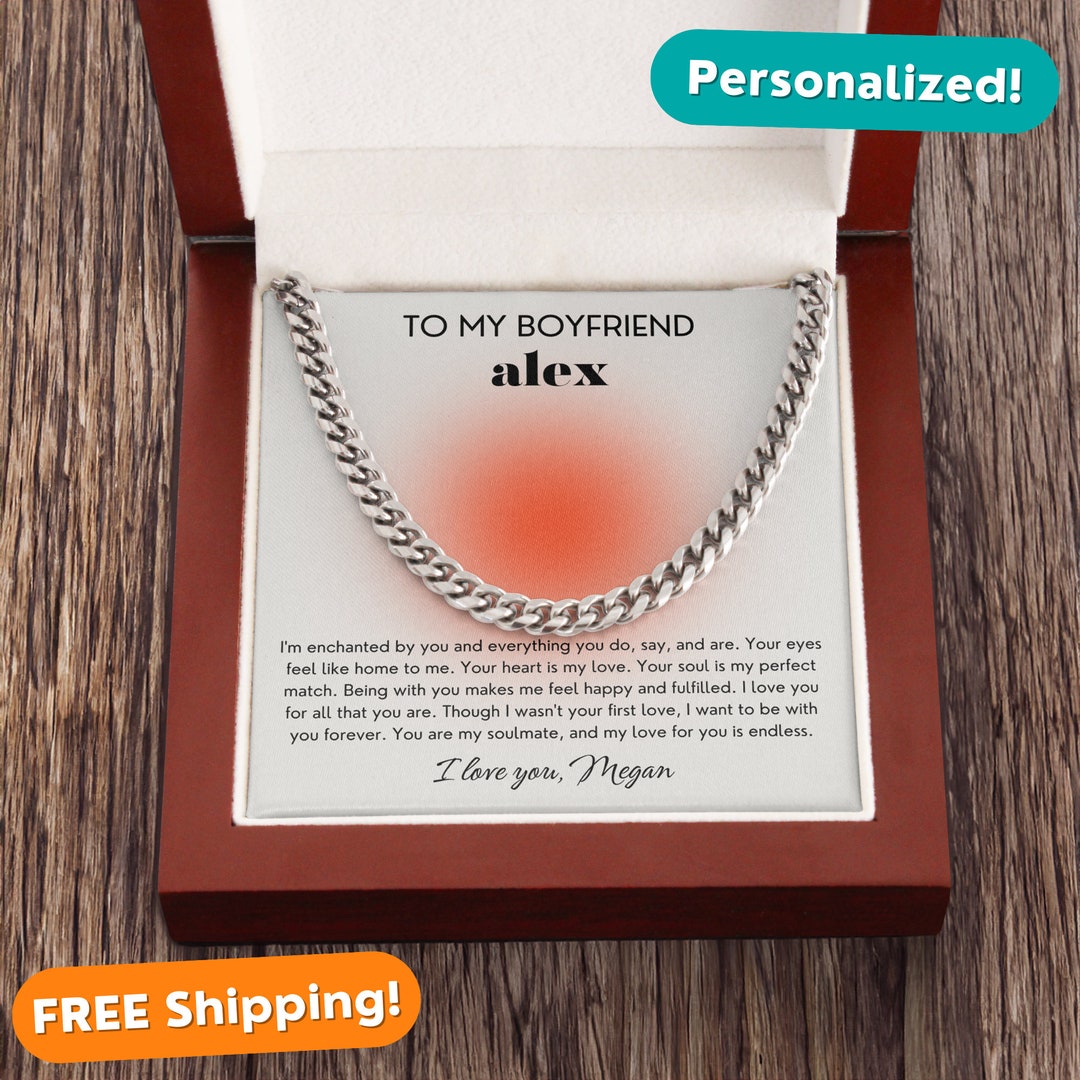 Promise Necklace for Boyfriend, Cheesy Gift Boyfriend, Boyfriend