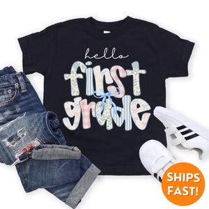 Hello First Grade Shirt, First Grade Shirt, First Day of School Shirt, Back to School Shirt, First Grade Kids Shirt, 1st Grade Kids Shirt
