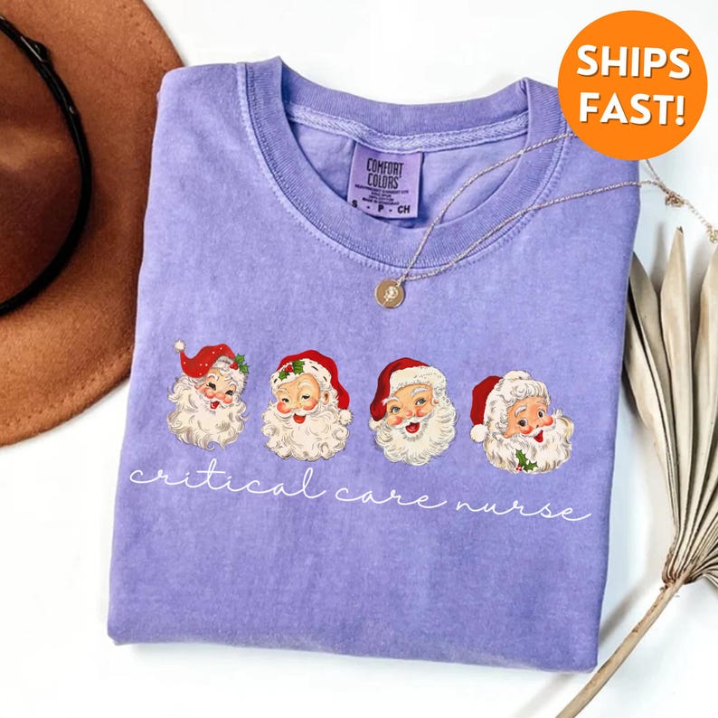 Comfort Colors® Critical Care Nurse T Shirt, Critical Care Nurse Shirt