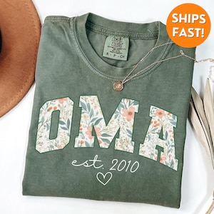 Comfort Colors® Oma-Shirt, Oma-T-Shirt, Oma-Geschenk, kundenspezifisches Oma, Oma, um Hemd zu sein, Oma-Sweatshirt, Oma-Weihnachtshemd, Muttertagsgeschenk, Oma