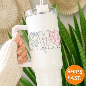 Custom Grandma Tumbler, Grandma Tumbler, Tumbler Grandma, Grandma Garden Tumbler, Grandma Tumbler Cup, grandma tumbler gift, oma tumbler