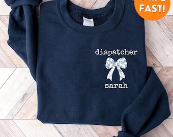 Dispatcher Sweatshirt, 911 Dispatcher Sweatshirt, Dispatcher Crewneck, 911 Dispatcher Tee, Dispatcher TShirt, Dispatcher Gift, Group Shirts