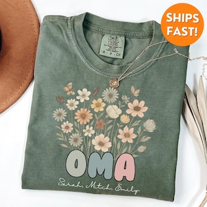 Comfort Colors® Oma-Shirt, Oma-T-Shirt, Oma-Geschenk, kundenspezifisches Oma, Oma, um Hemd zu sein, Oma-Sweatshirt, Oma-Weihnachtshemd, Muttertagsgeschenk, Oma