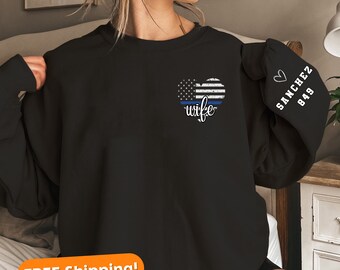 Deputy wife sweatshirt, police officer sweatshirt, K9 police sweatshirt, Police officer gift, Wife Sweatshirt, Mothers Day Sweatshirt, Shirt