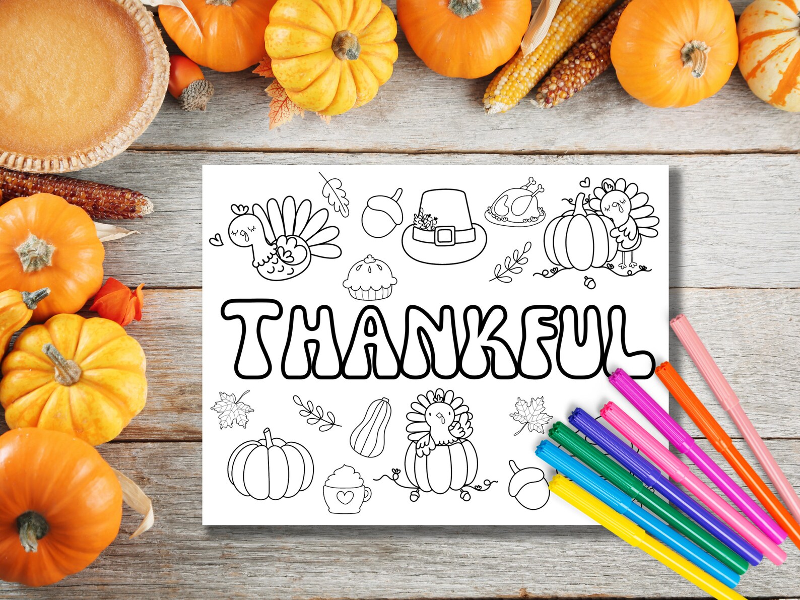 Printable Thanksgiving Placemats, Thanksgiving Activities for Kids ...