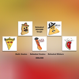 Discord Food Emoji and Sticker Pack by VinnyHaw