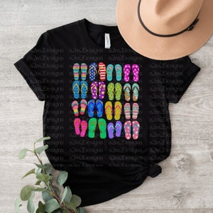 Flip Flop Shirt, Flip Flop Lover, Slipper Shirt, Beach Lover, Nature Lover, Summer Lover, Gift for Friend,