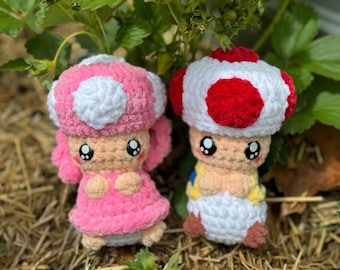 crochet mini mushroom pattern