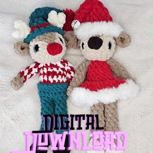 crochet reindeer pattern