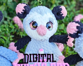 Crochet possum pattern