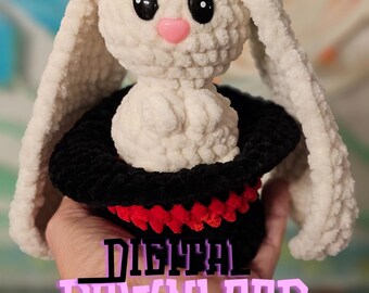 No sew Fidget rabbit crochet pattern