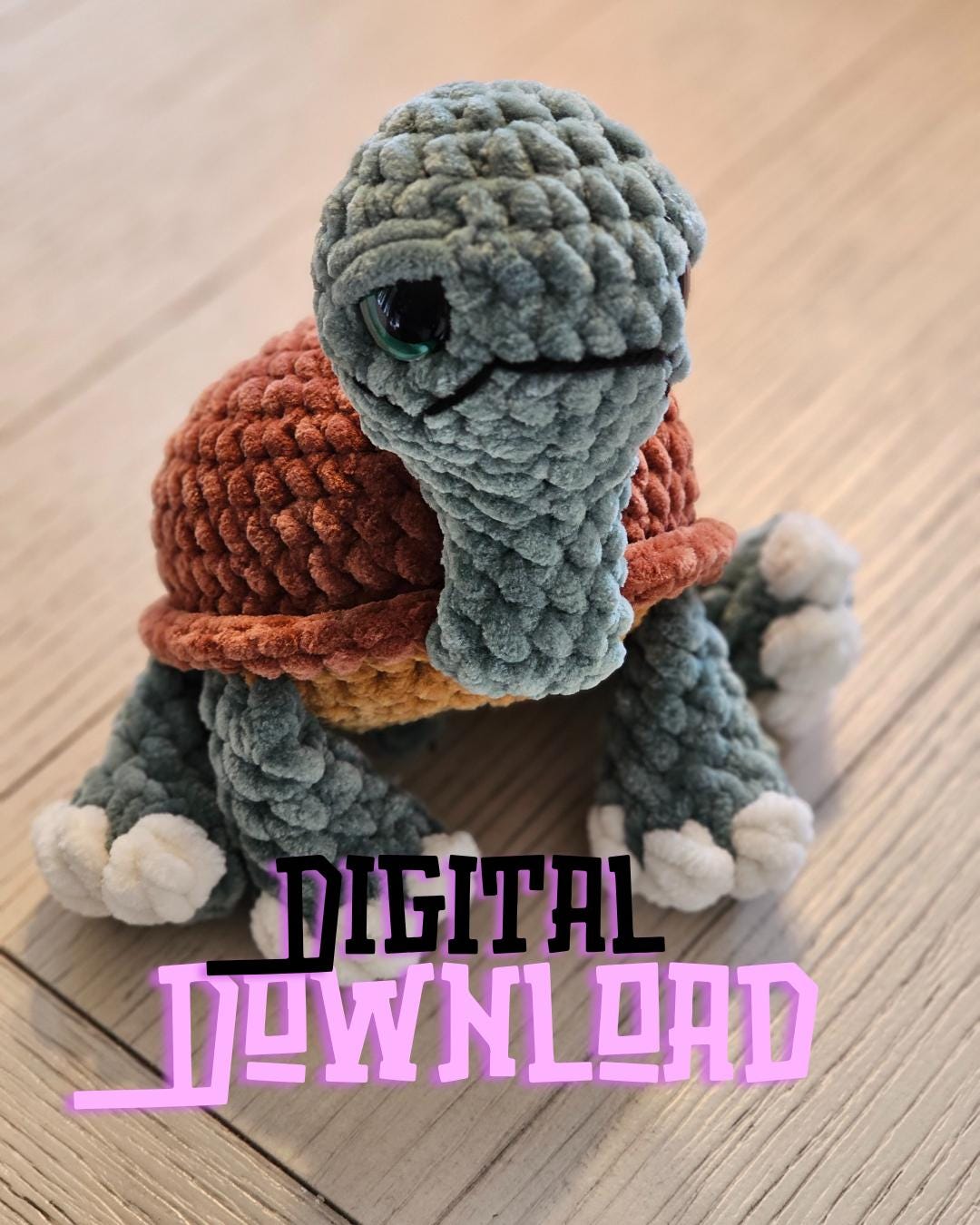 Turtle 147 No Sew Crochet Turtle Pattern - Etsy UK