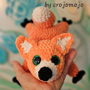 FOXY Fox crochet low sew pattern