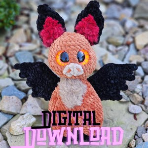 Ozzy the bat crochet pattern