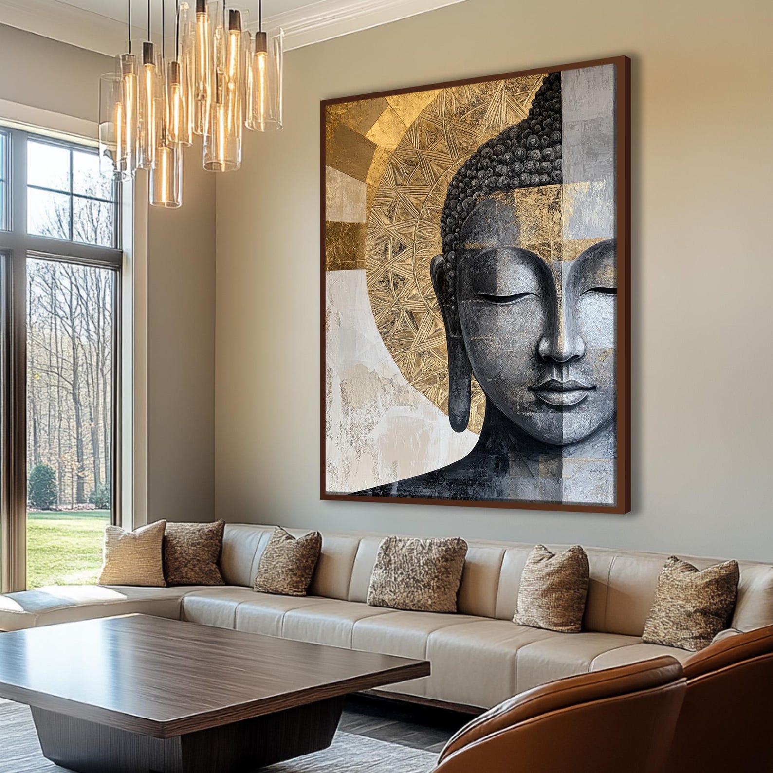 Buddha Wall Art, Buddha Canvas Wall Art, Buddhist Wall Art, Buddah Wall ...