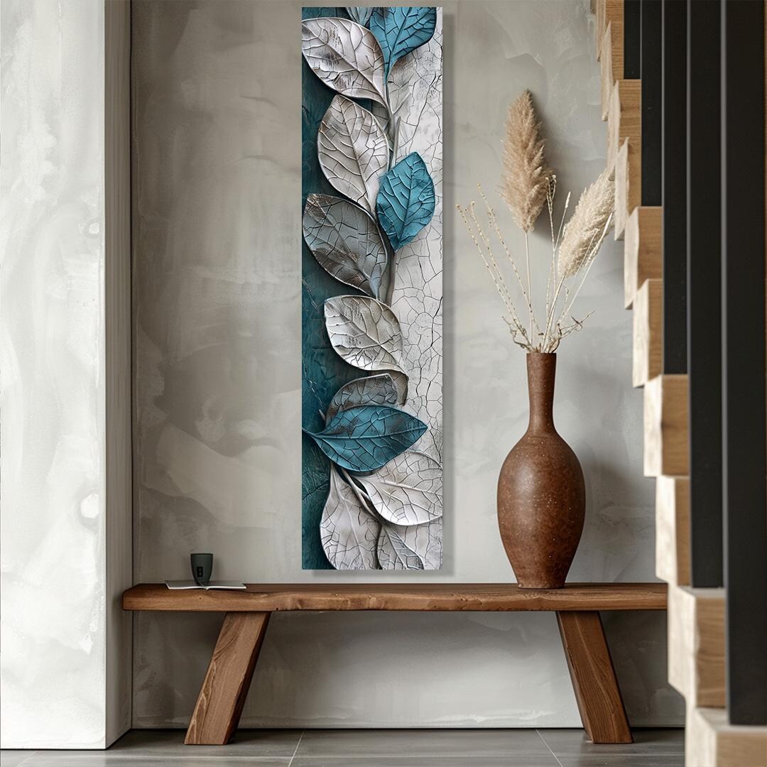 Long Narrow Wall Art, Tall and Thin Canvas Wall Art, Modern Wall Art