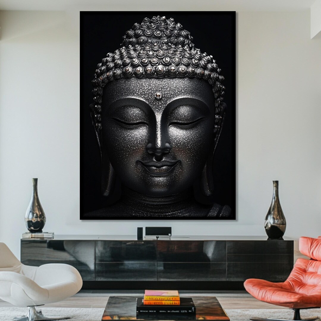 Buddha Wall Art, Zen Canvas Print, Spiritual Meditation Decor - Etsy