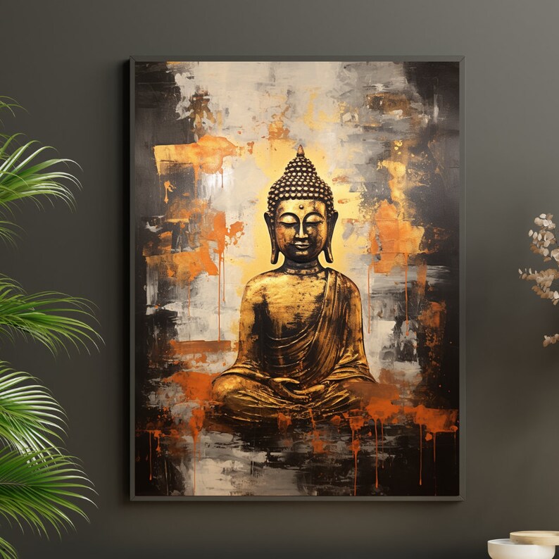 Buddha Wall Art, Buddha Canvas Wall Art, Buddhist Wall Art, Buddah Wall Art, Canvas Wall Art