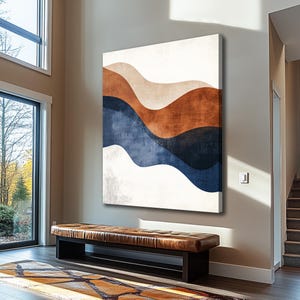 Modern Nature Wall Art, Extra Large Art Print, Neutral Beige Oversize Wall Art, Large Modern Home Decor, Nature Artwork for Rooms or Office