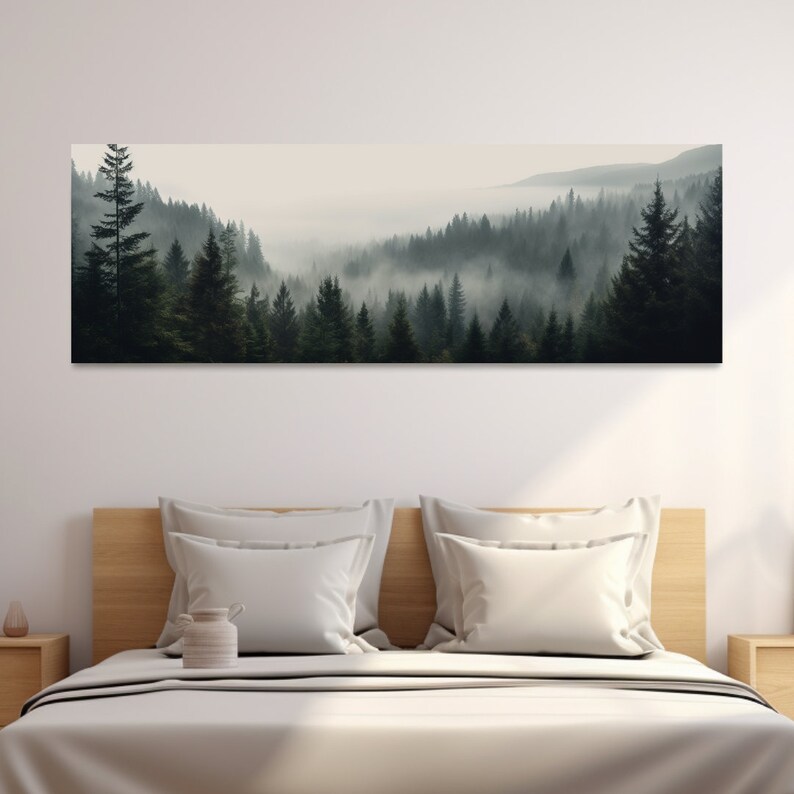 Long Horizontal Wall Art, Narrow Horizontal Wall Art, Long Narrow Wall