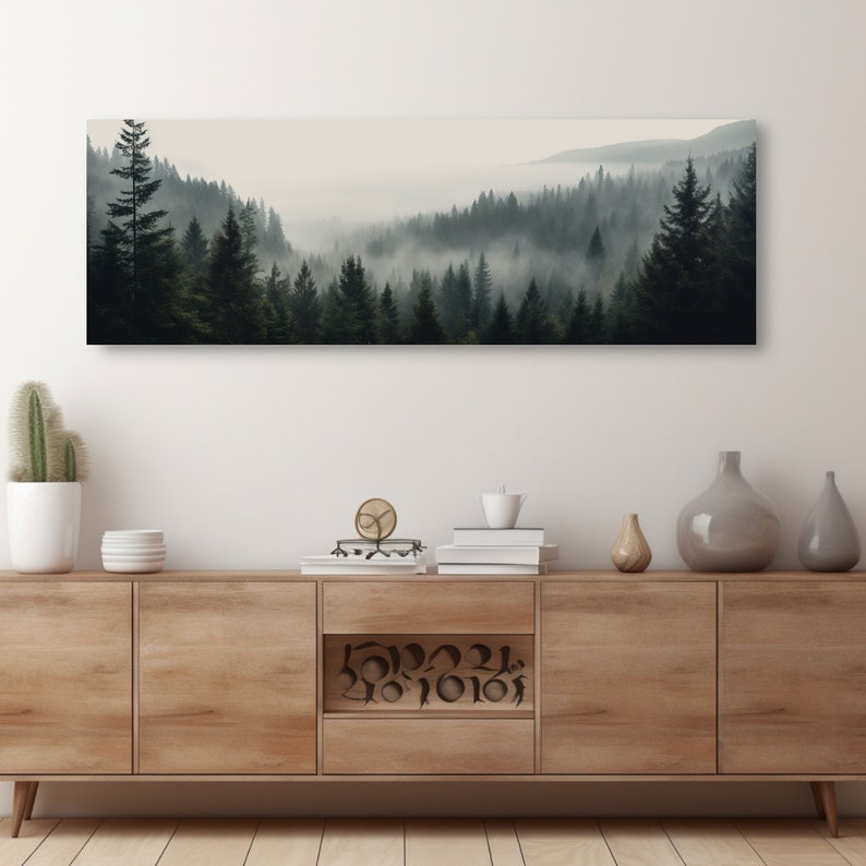 Long Horizontal Wall Art, Narrow Horizontal Wall Art, Long Narrow Wall