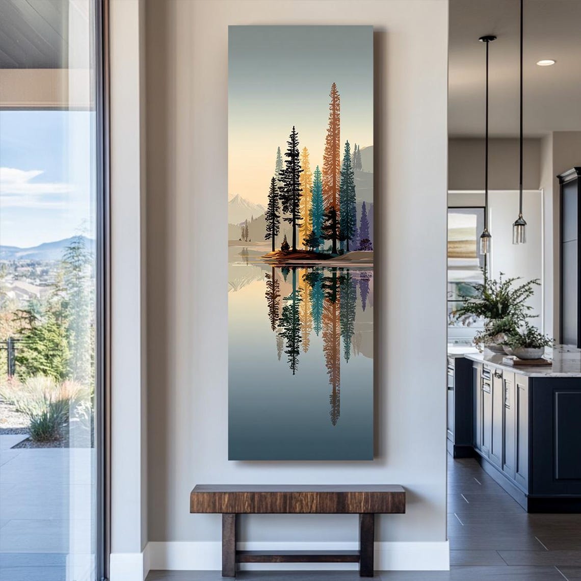 Vertical Wall Tall Narrow Wall Art