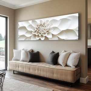 Long Horizontal Wall Art, Narrow Horizontal Wall Art, Long Narrow Wall Art, Tall Thin Canvas wall art, Ab, Abstract Art, Modern Wall Art