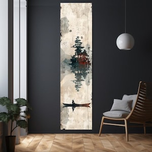 Long Narrow Wall Art, Tall Narrow wall art, Vertical Wall Art, Long Vertical Wall Art, Large vertical wall art, Print, Canvas or Framed