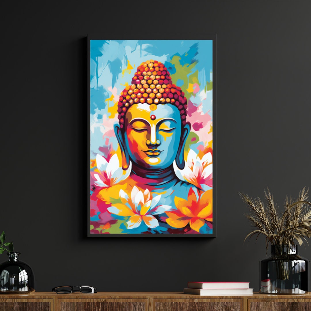 Buddha Wall Art Buddha Canvas Wall Art Buddhist Wall Art Etsy Canada
