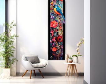 Long Narrow Wall Art, Tall Narrow wall art, Vertical Wall Art, Long Vertical Wall Art, Large vertical wall art, Print, Canvas or Framed
